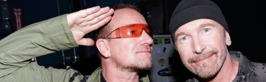 The Edge i Bono dla Haiti