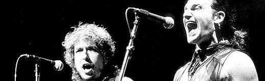Bono szedł przez życie z Bobem Dylanem ^  ^  ^  ^ 